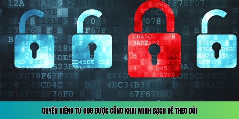 Quyền riêng tư GO8 được công khai minh bạch dễ theo dõi